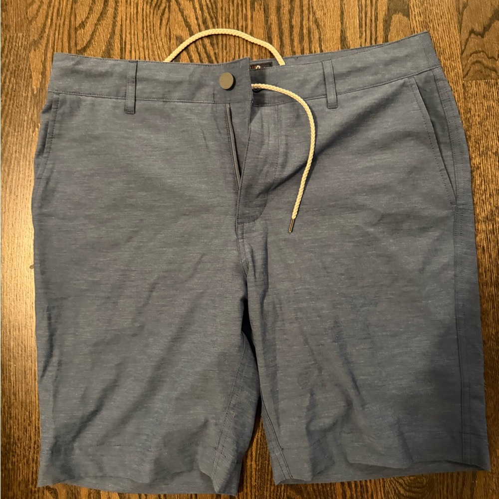 Faherty Slate Blue All Day Shorts